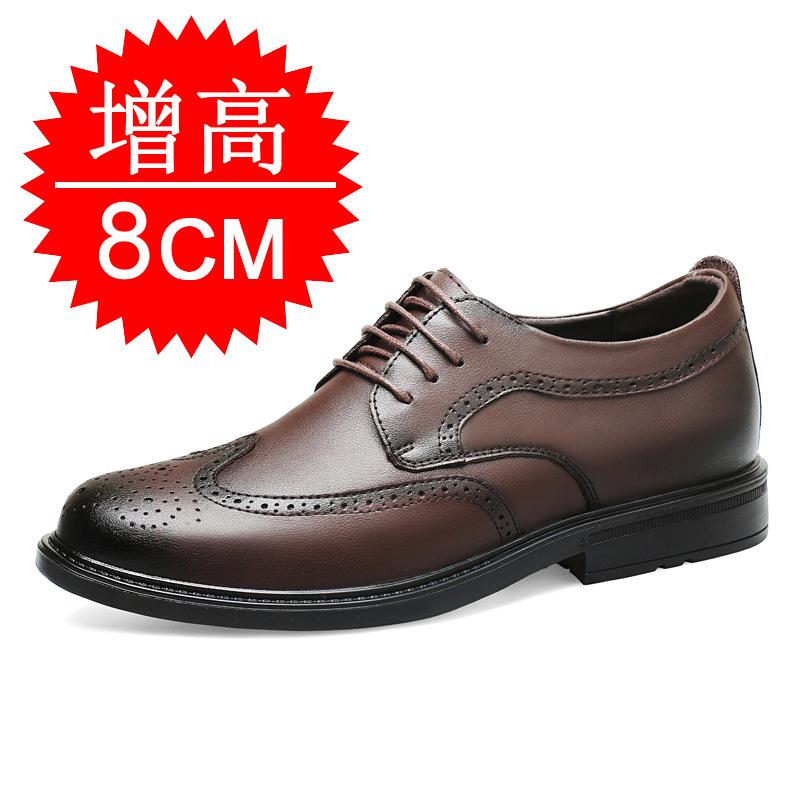 Men'S Shoes With Height Increase - Herren Unsichtbare Höhenerhöhende Schuhe 8 Cm