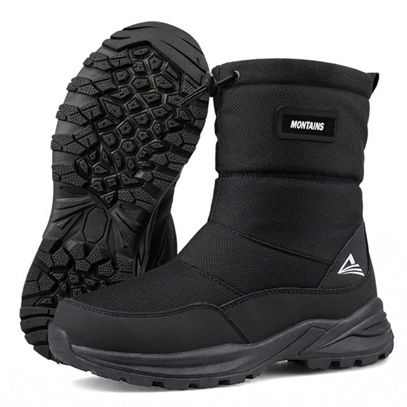 Men'S Shoes Water Resistant - Winterstiefel für Herren, warm gefüttert, wasserabweisend,