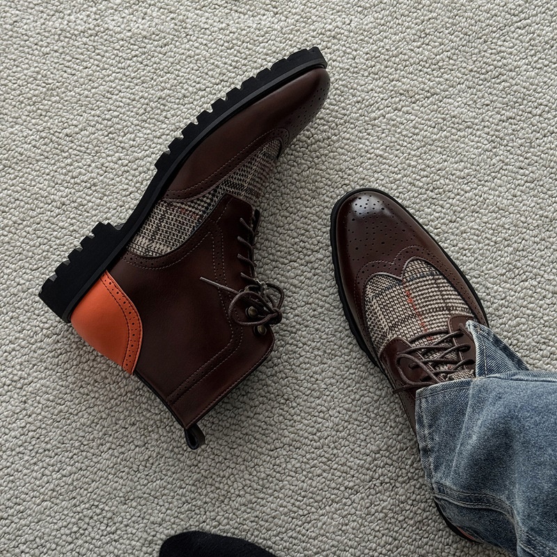 Herren-Stiefeletten aus Tweed  – Men'S Shoes Smart Bewertung und Preis