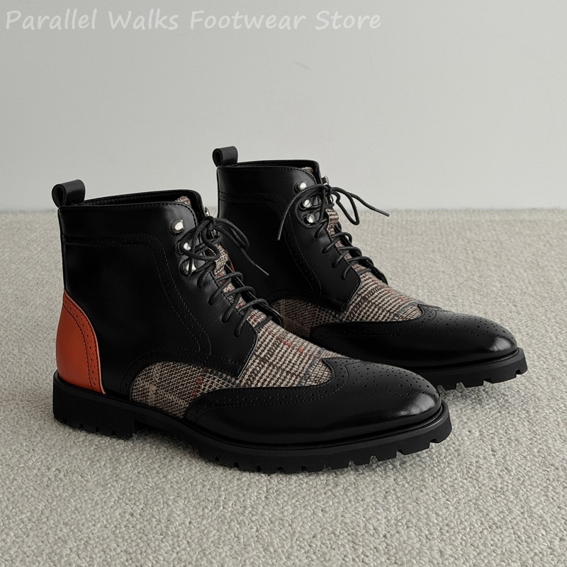 Herren-Stiefeletten aus Tweed  – Men'S Shoes Smart Bewertung und Preis