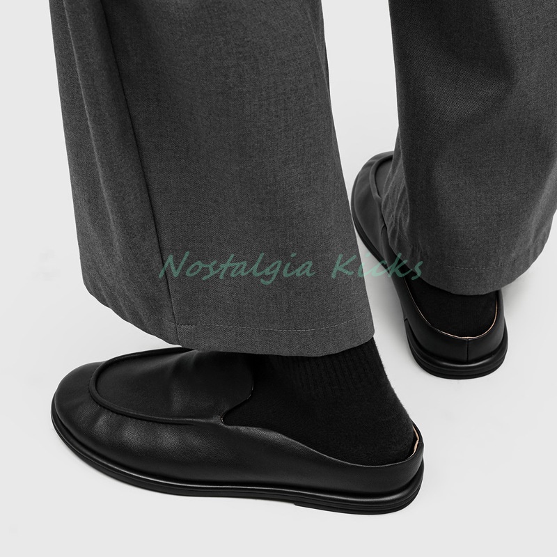 Herren-Leder-Mules, rückenfrei – Men'S Shoes Smart Bewertung und Preis