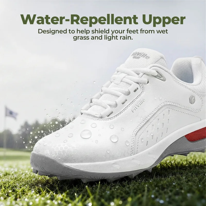 FitVille Herren-Golfschuhe, br – Men'S Shoes Water Resistant Bewertung und Preis